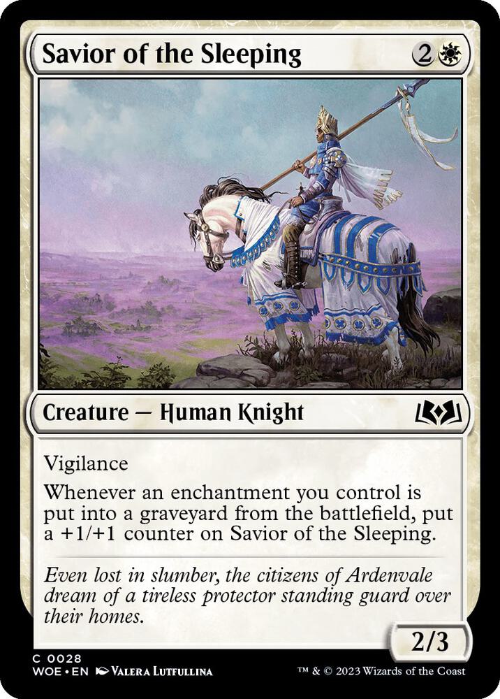 Savior of the Sleeping, WOE, 28, NM