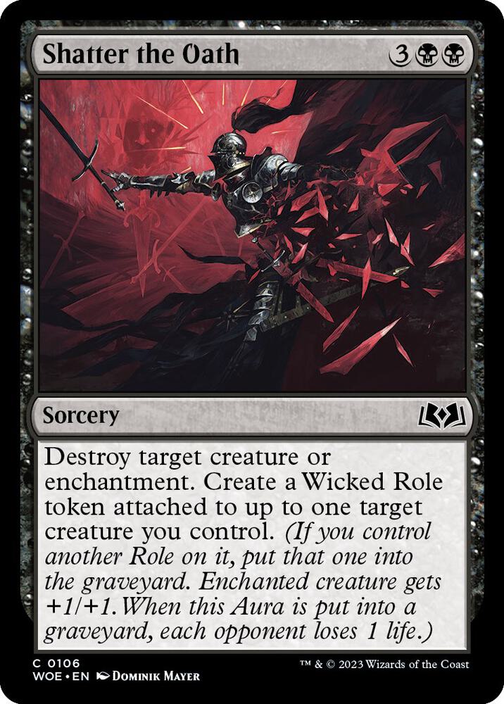 Shatter the Oath, WOE, 106, NM