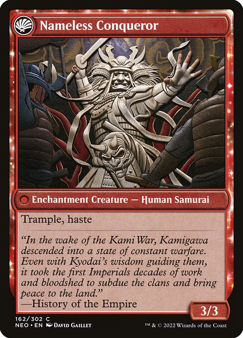 The Shattered States Era // Nameless Conqueror (Kamigawa: Neon Dynasty 162) - WZRD TCG