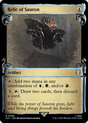 Relic of Sauron (Showcase Scrolls),, 489, Near Mint, Normal