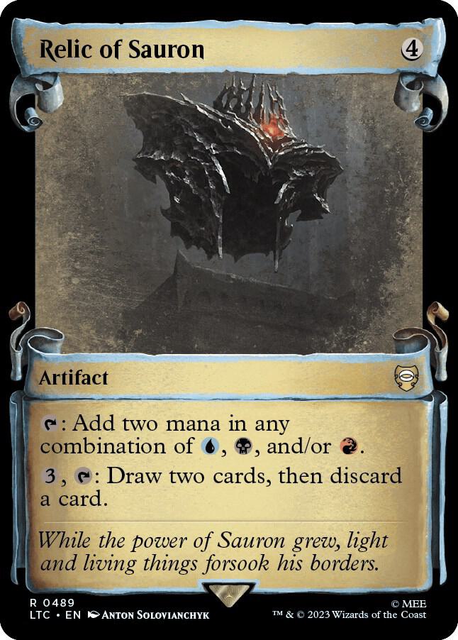 Relic of Sauron (Showcase Scrolls),, 489, Near Mint, Normal
