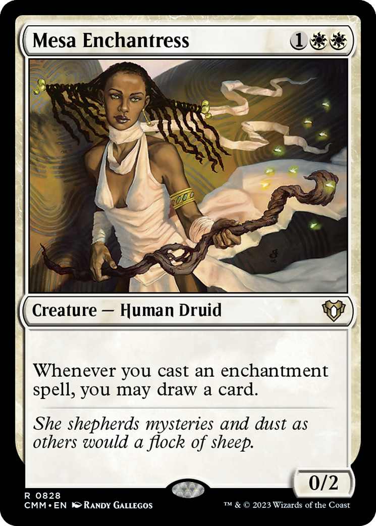 Mesa Enchantress (CMM) 828 - WZRD TCG