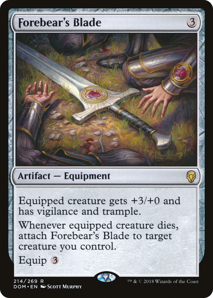 Forebear's Blade (DOM) 214 - WZRD TCG