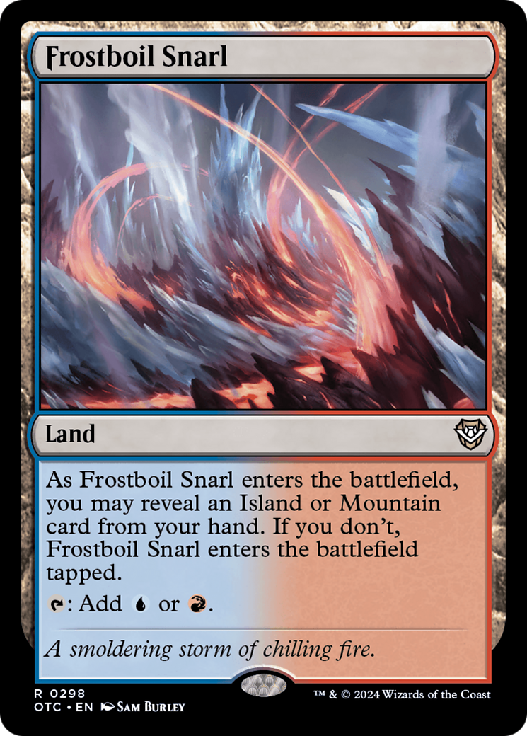 Frostboil Snarl (OTC) 298 - WZRD TCG