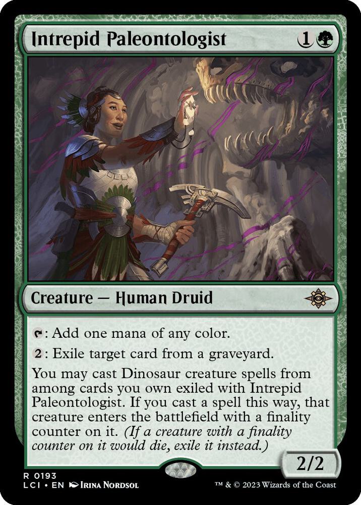 Intrepid Paleontologist, LCI, 193, NM, Foil