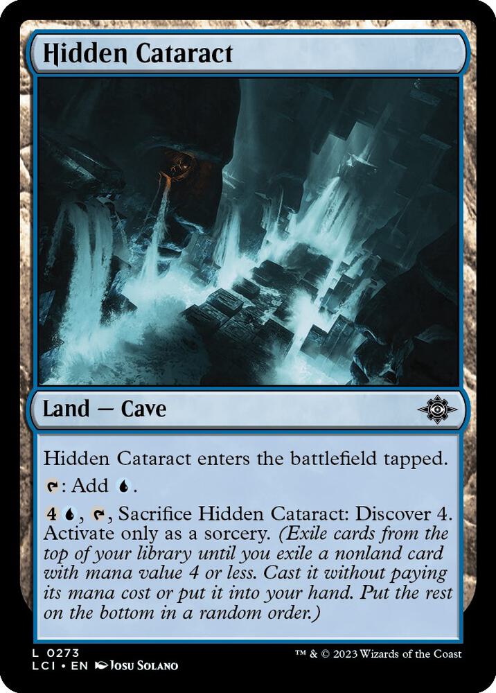 Hidden Cataract, LCI, 273, NM, Foil
