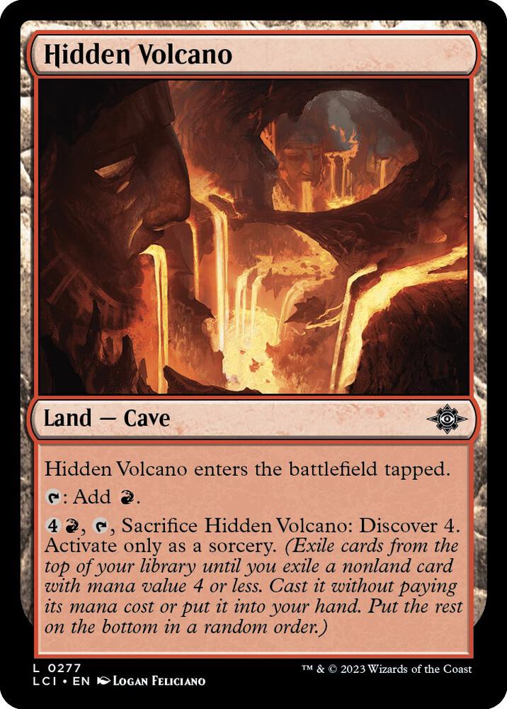 Hidden Volcano, LCI, 277, NM