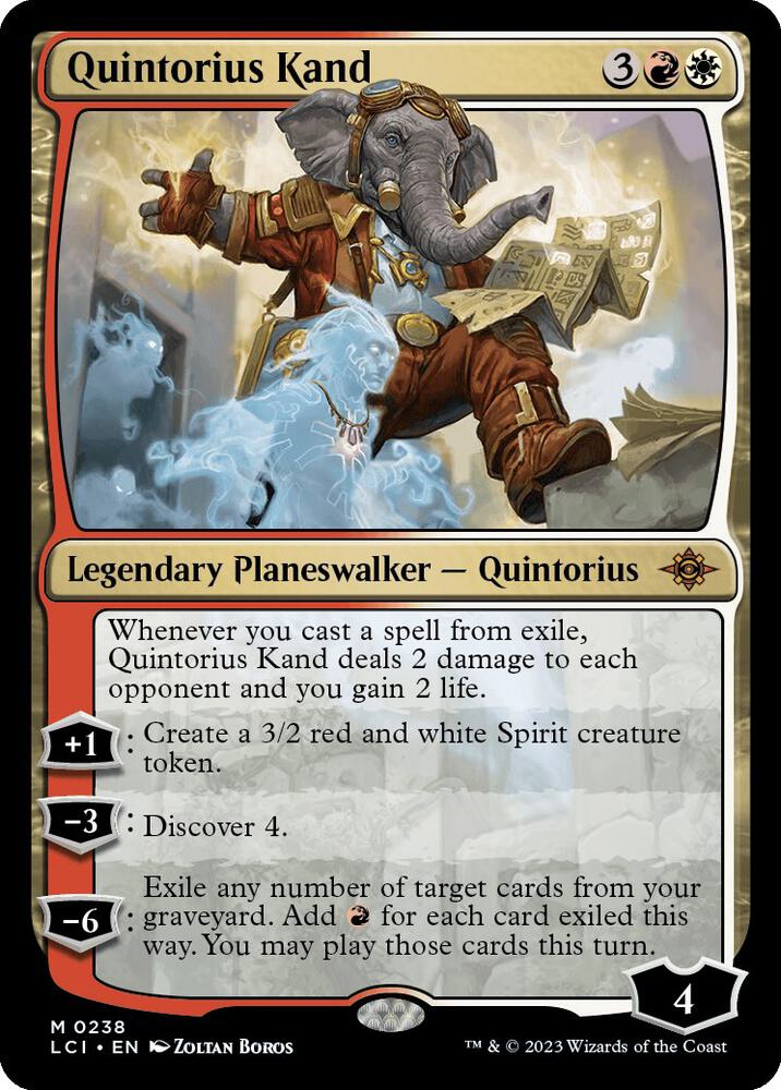 Quintorius Kand, LCI, 238, NM