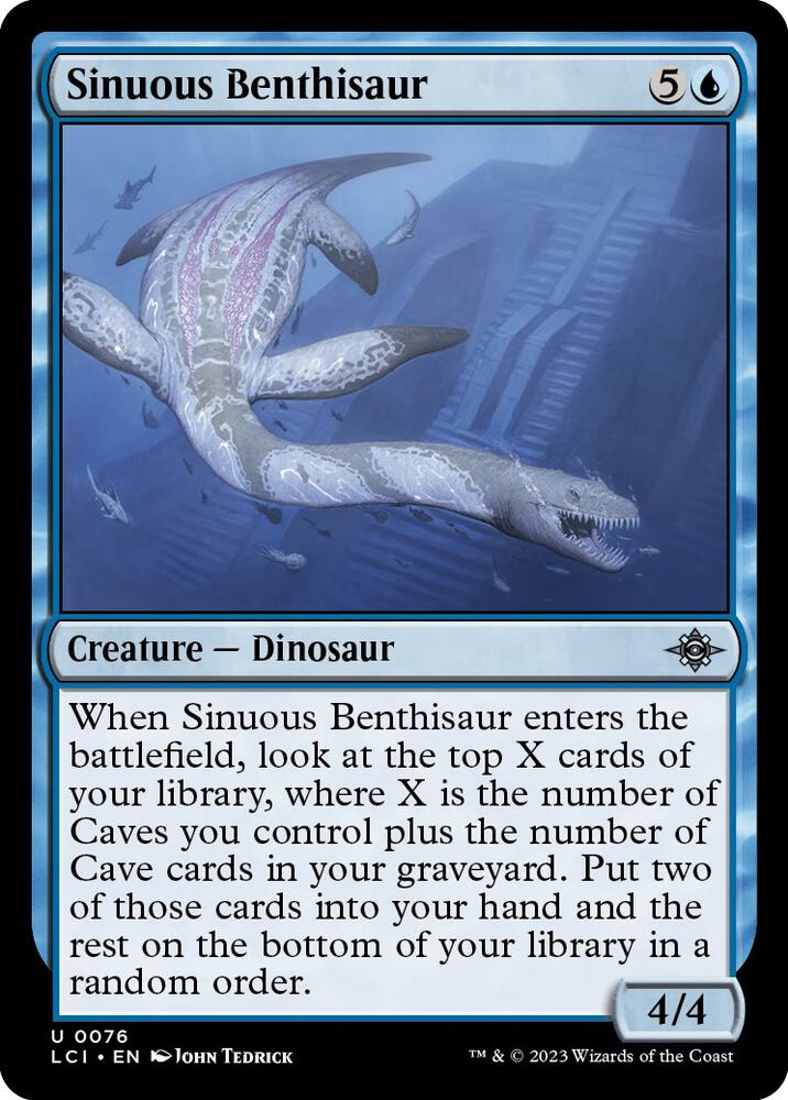 Sinuous Benthisaur, LCI, 76, NM