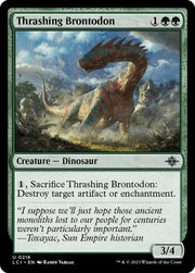 Thrashing Brontodon, LCI, 216, NM