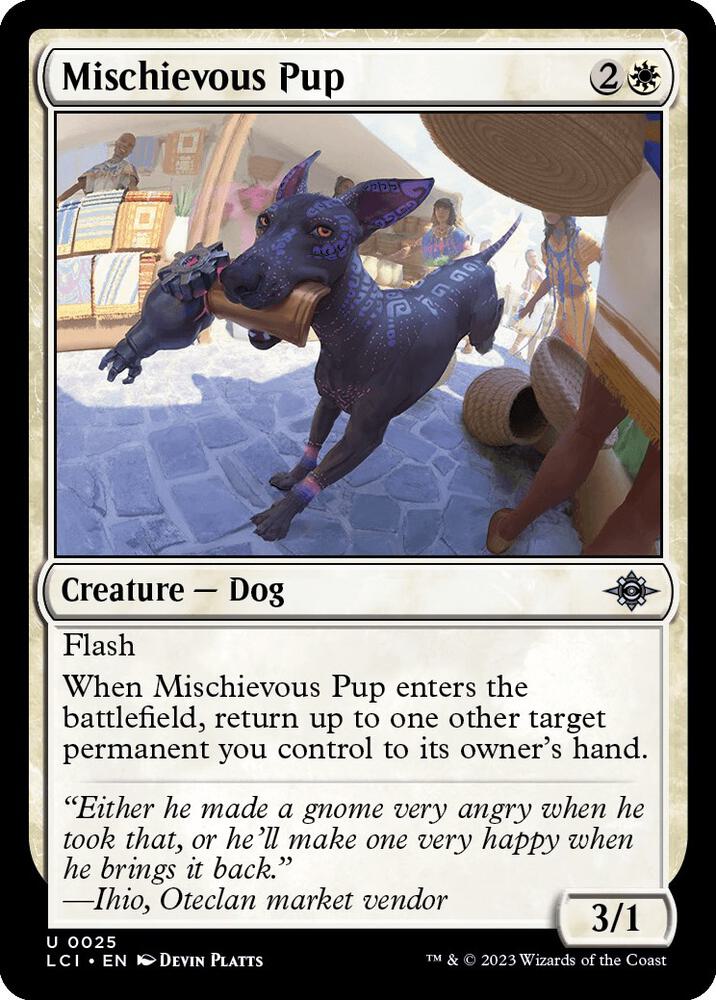 Mischievous Pup, LCI, 25, NM