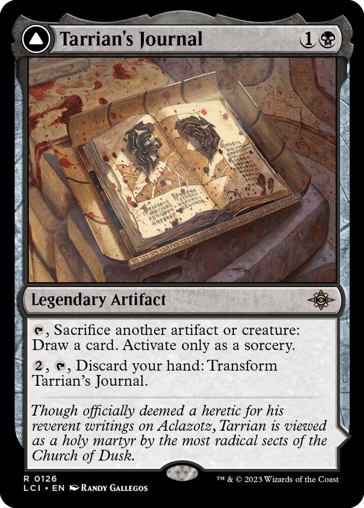 Tarrian's Journal, LCI, 126, NM