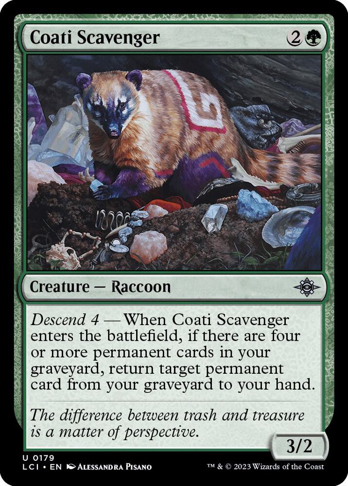 Coati Scavenger, LCI, 179, NM
