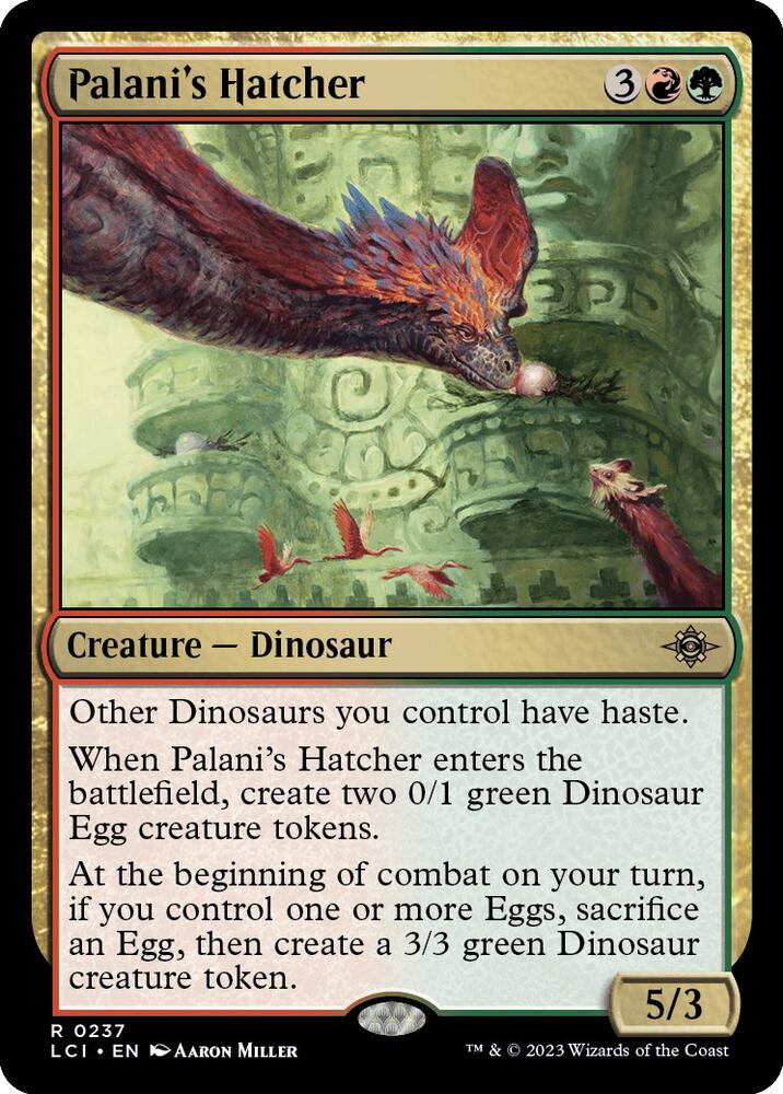 Palani's Hatcher, LCI, 237, NM