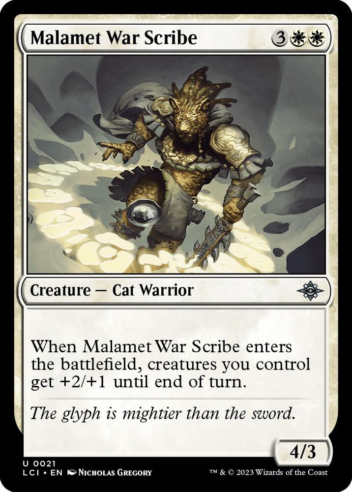 Malamet War Scribe, LCI, 21, NM