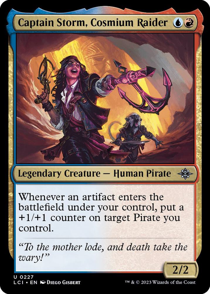 Captain Storm, Cosmium Raider, LCI, 227, NM