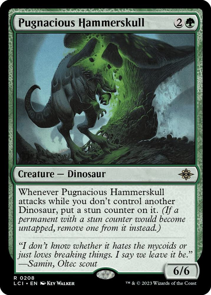 Pugnacious Hammerskull, LCI, 208, NM, Foil