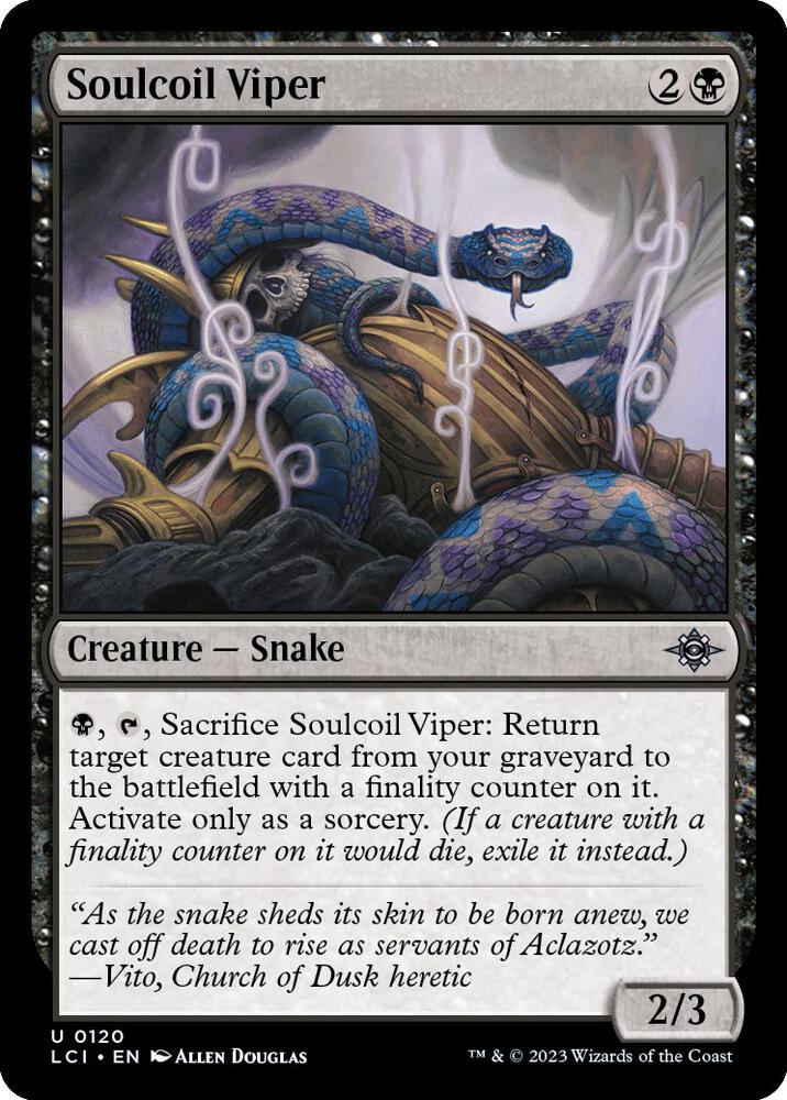 Soulcoil Viper, LCI, 120, NM, Foil