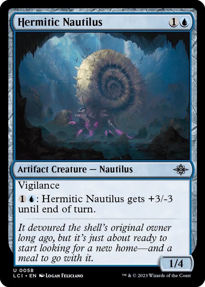 Hermitic Nautilus, LCI, 58, NM