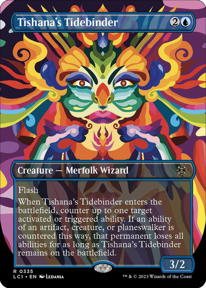 Tishana's Tidebinder (Borderless), LCI, 335, NM