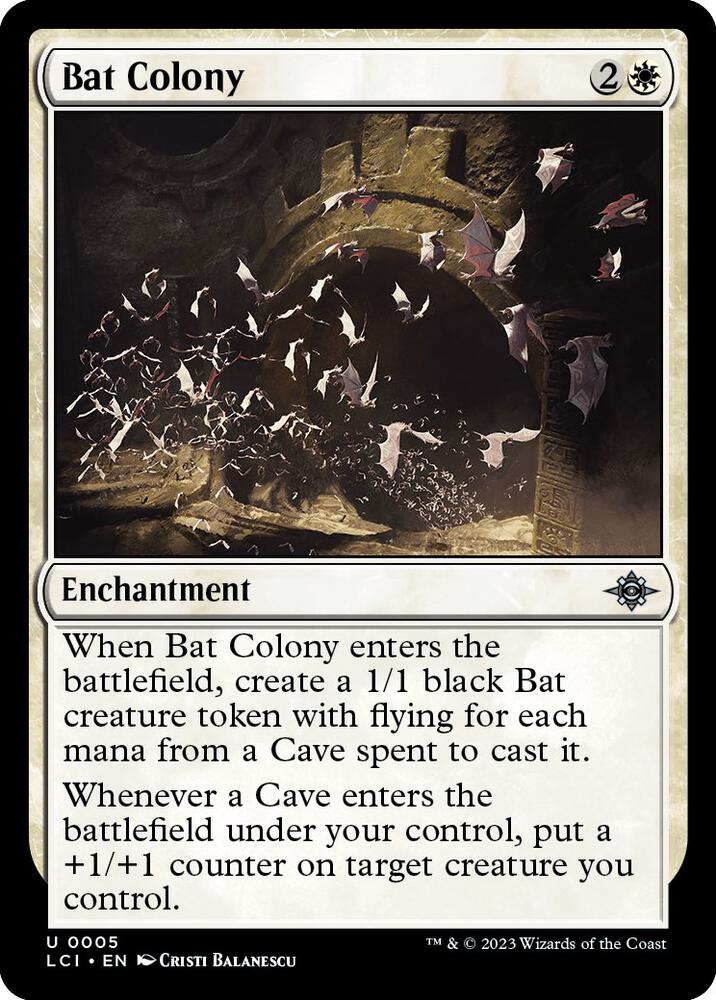 Bat Colony, LCI, 5, NM, Foil