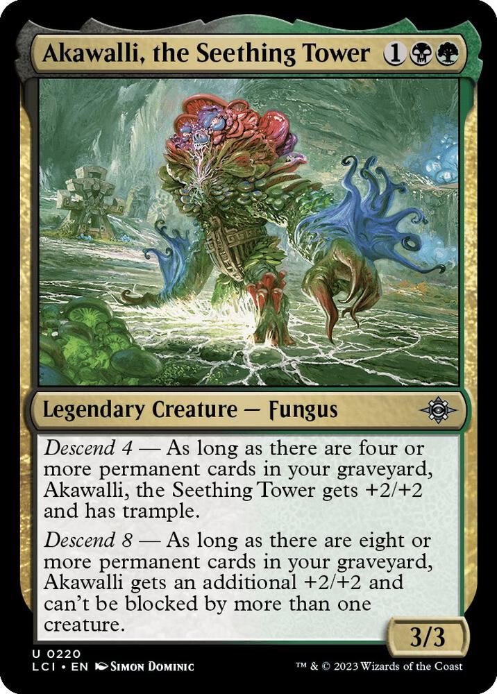 Akawalli, the Seething Tower, LCI, 220, NM, Foil