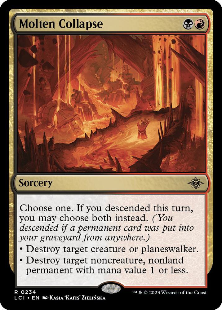 Molten Collapse, LCI, 234, NM