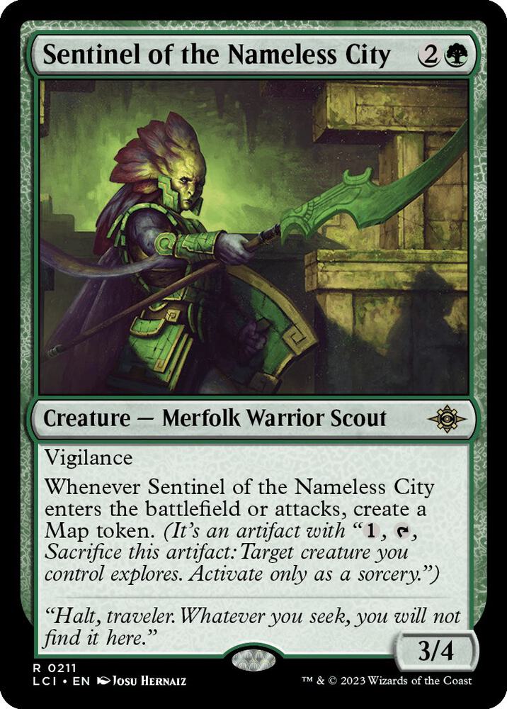 Sentinel of the Nameless City, LCI, 211, NM