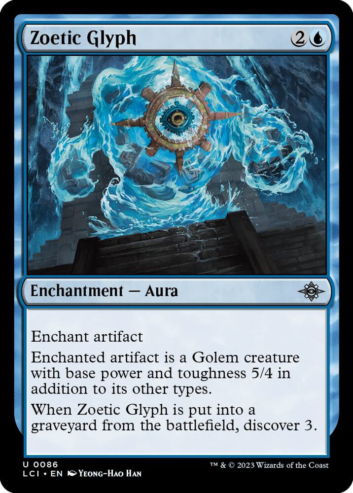 Zoetic Glyph, LCI, 86, NM