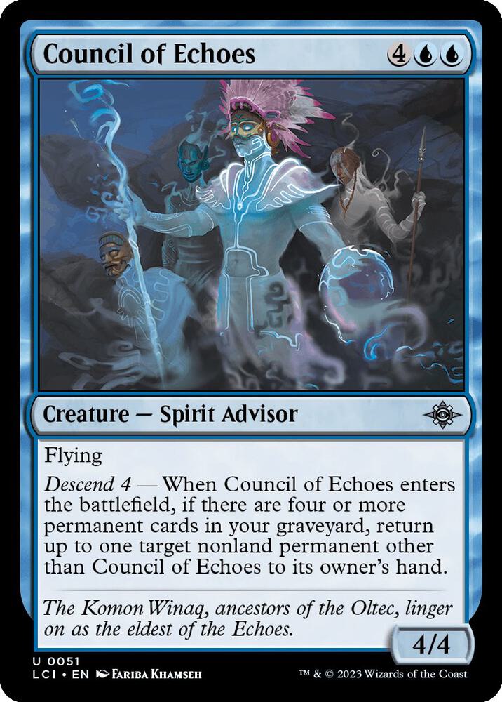 Council of Echoes, LCI, 51, NM, Foil