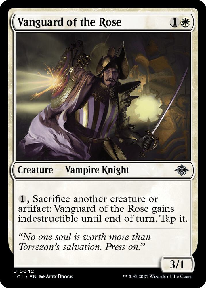 Vanguard of the Rose, LCI, 42, NM, Foil