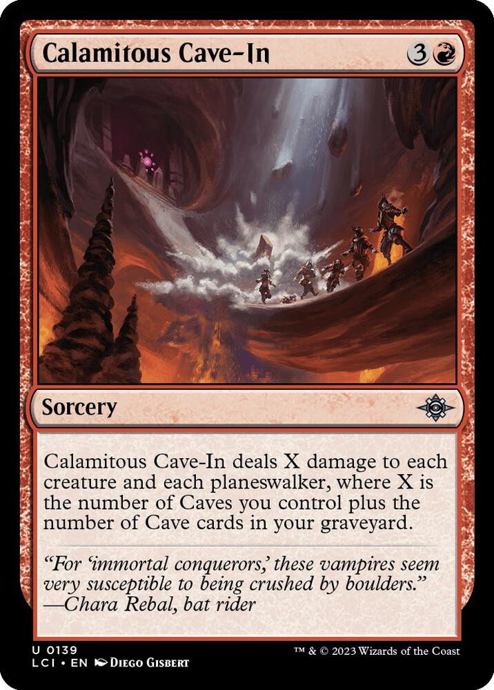 Calamitous Cave-In, LCI, 139, NM