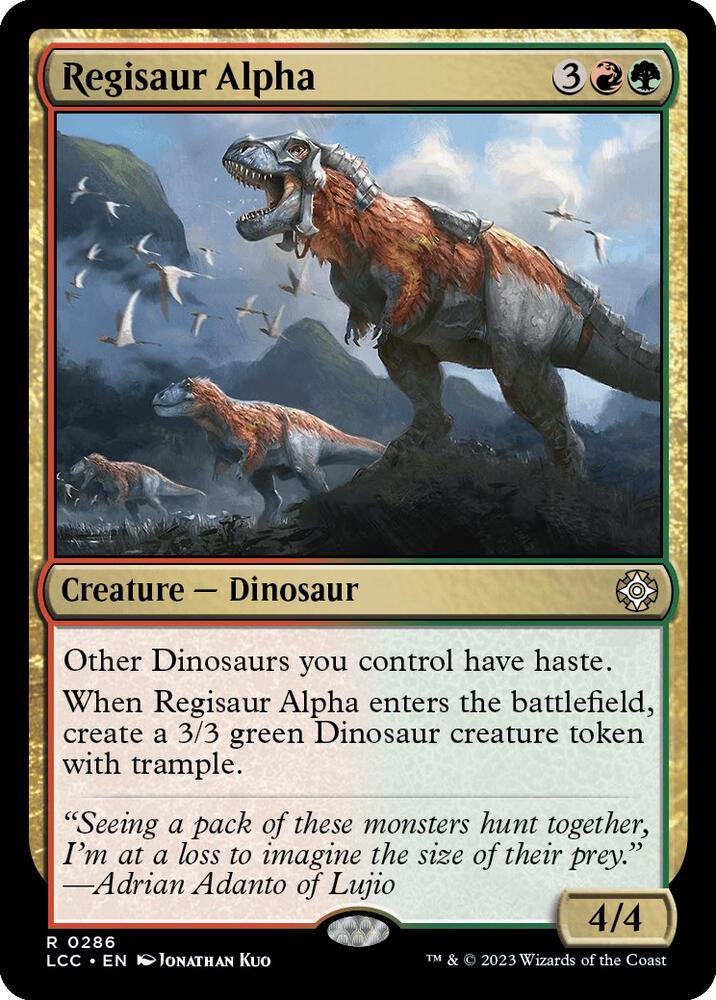 Regisaur Alpha, LCC, 286, NM