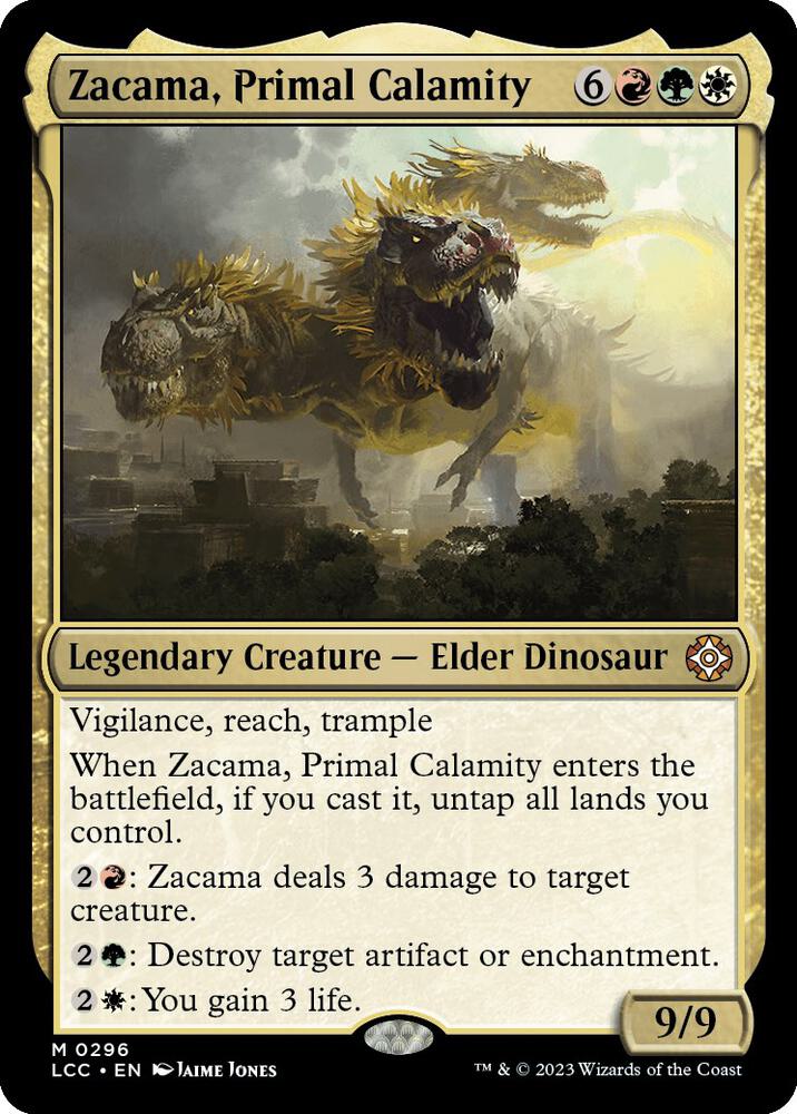 Zacama, Primal Calamity, LCC, 296, NM
