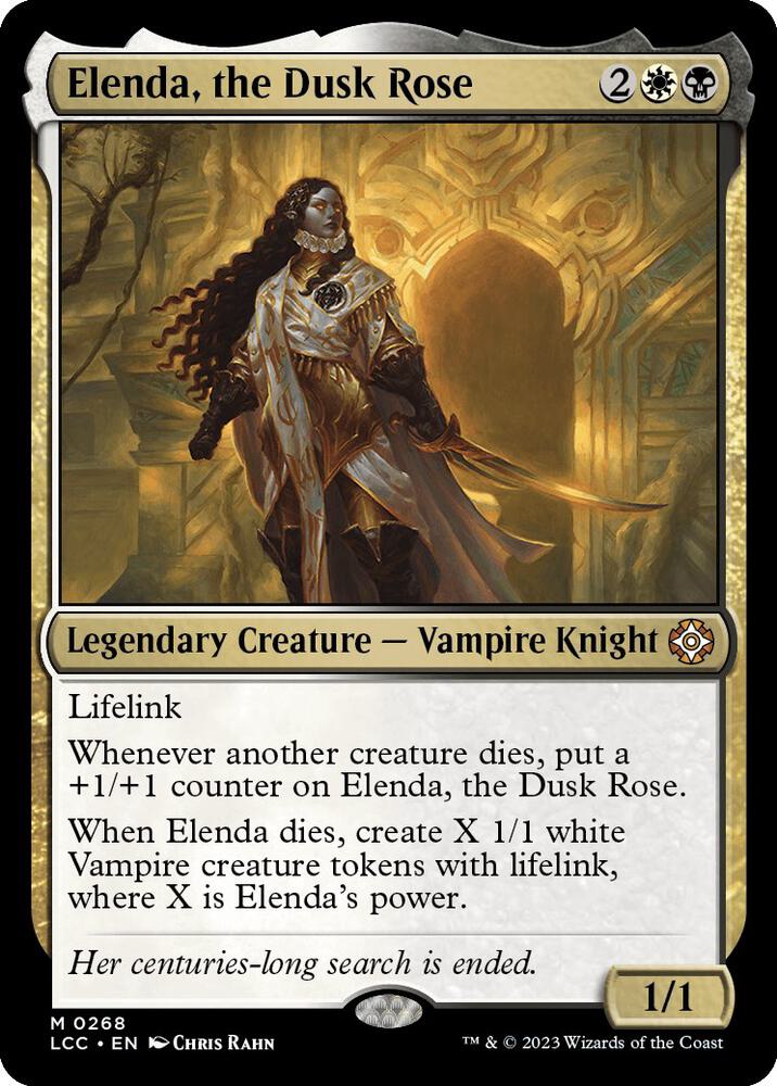 Elenda, the Dusk Rose, LCC, 268, NM