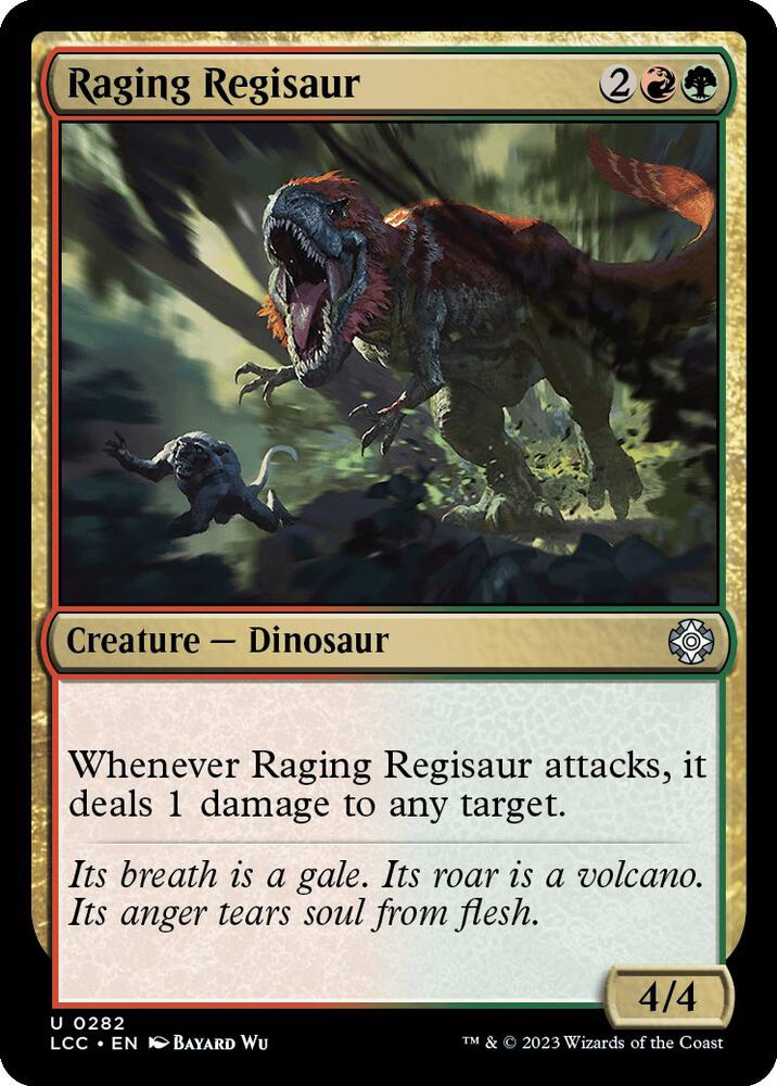 Raging Regisaur, LCC, 282, NM