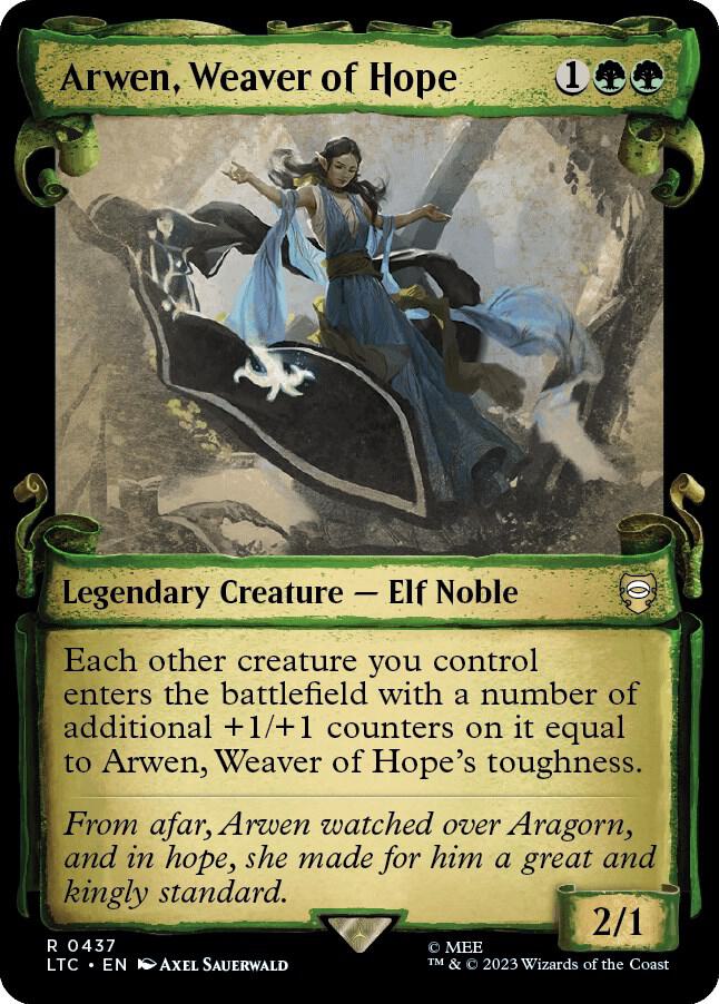 Arwen, Weaver of Hope (Showcase Scrolls),, 437, Near Mint, Normal