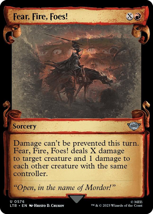 Fear, Fire, Foes! (Showcase Scrolls), LTR, 576, NM