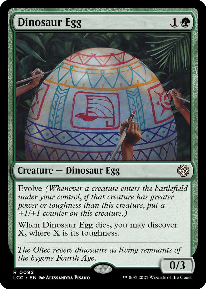 Dinosaur Egg, LCC, 92, NM