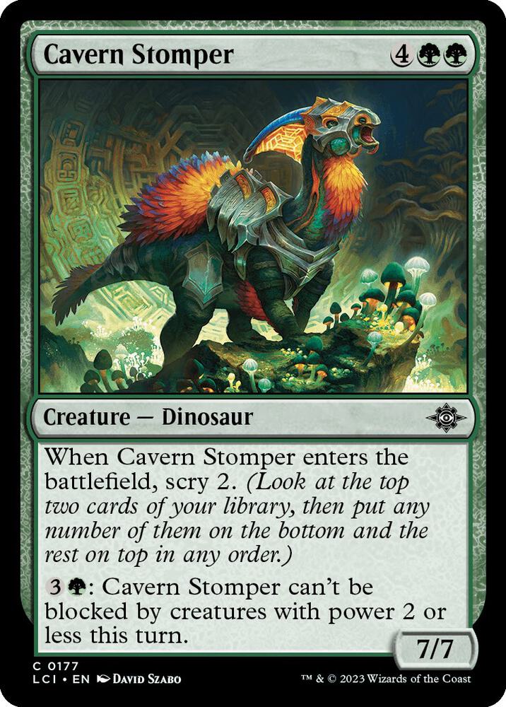 Cavern Stomper, LCI, 177, NM, Foil