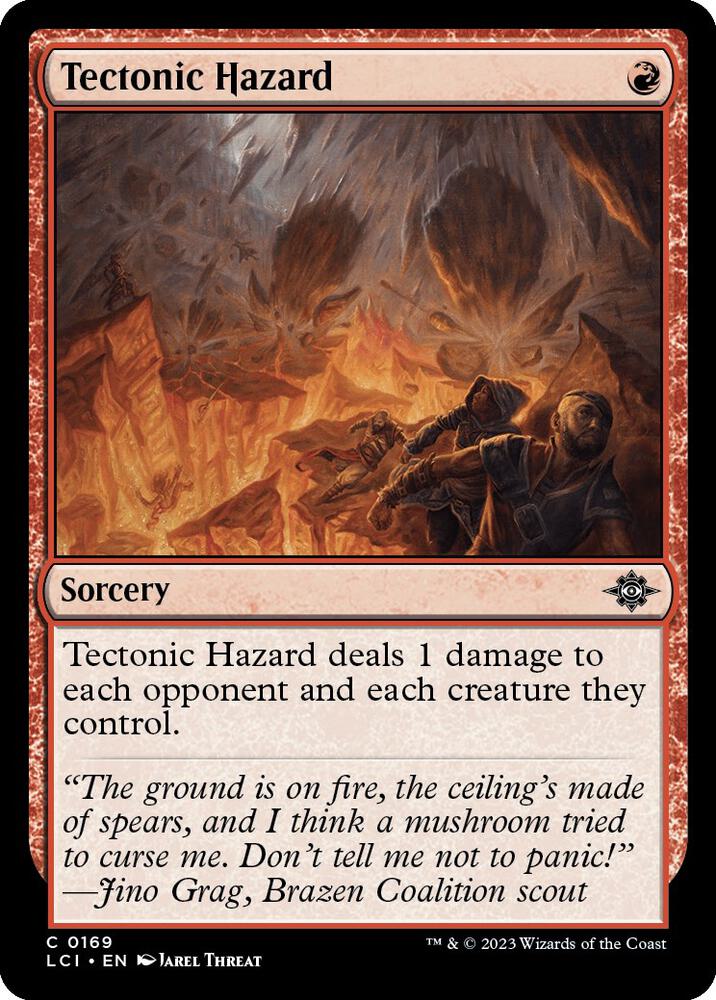 Tectonic Hazard, LCI, 169, NM, Foil