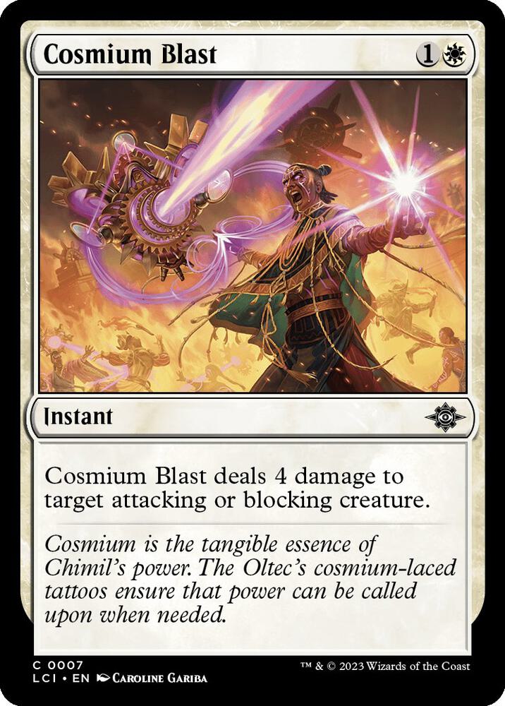 Cosmium Blast, LCI, 7, NM, Foil