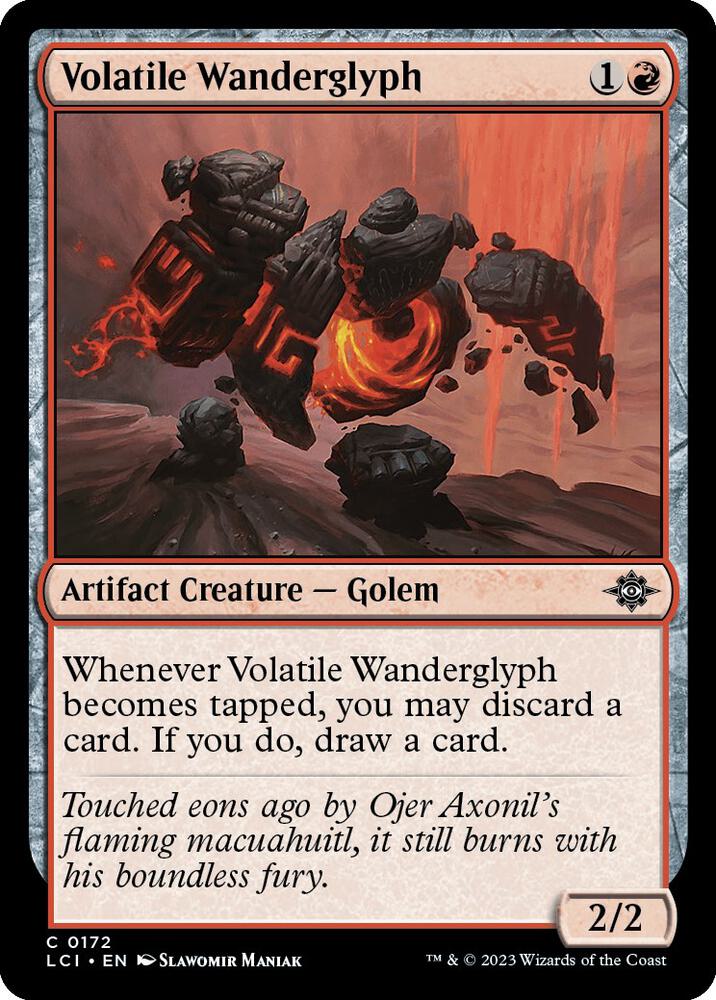 Volatile Wanderglyph, LCI, 172, NM
