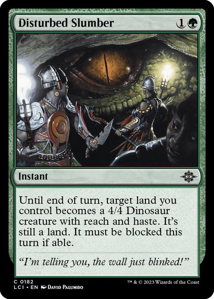 Disturbed Slumber, LCI, 182, NM, Foil