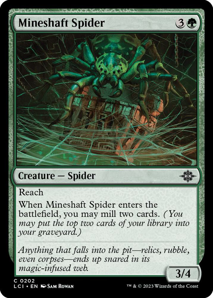 Mineshaft Spider, LCI, 202, NM