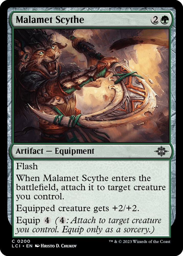 Malamet Scythe, LCI, 200, NM, Foil