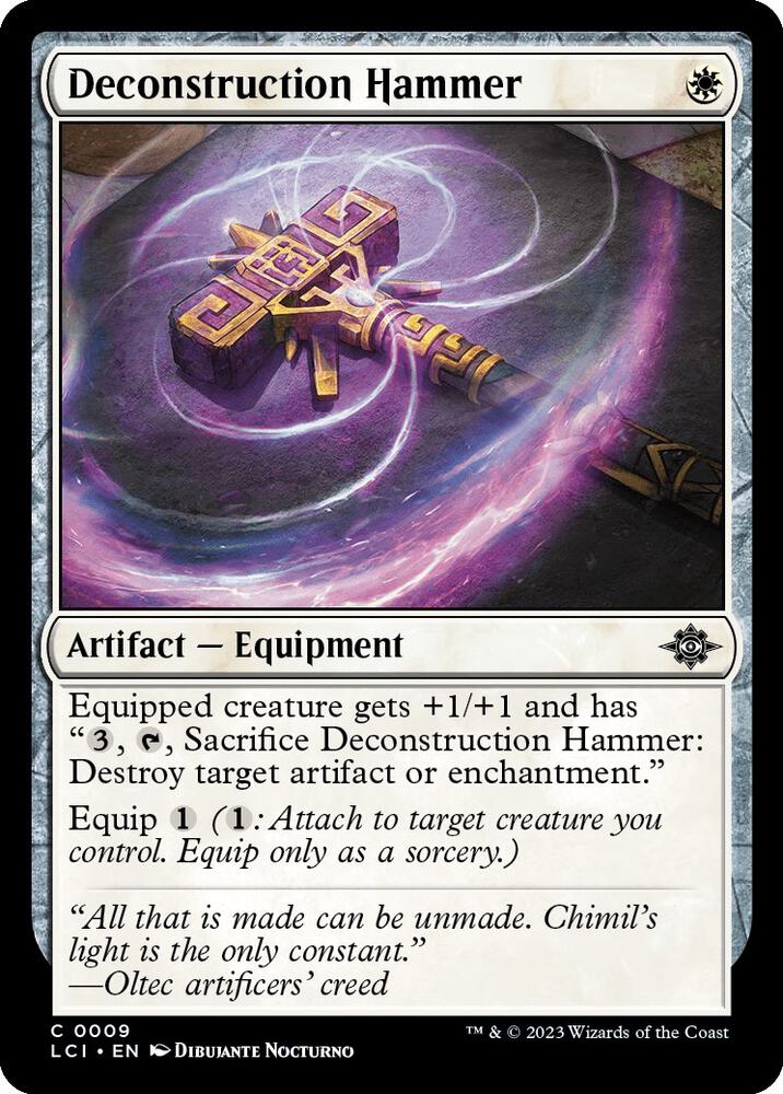 Deconstruction Hammer, LCI, 9, NM