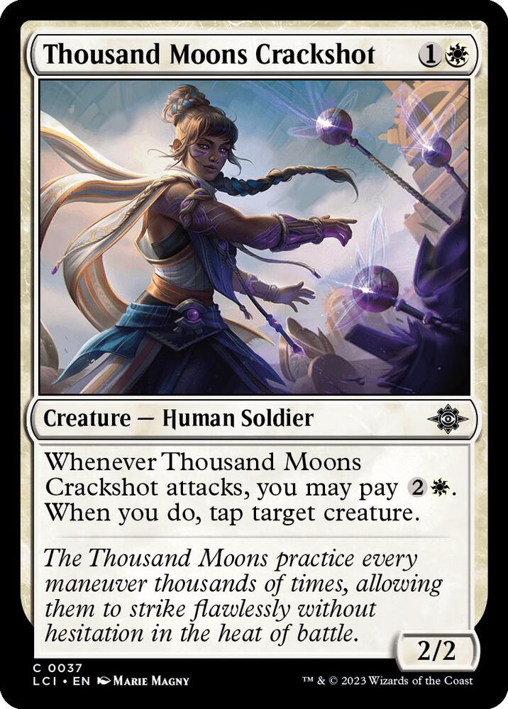 Thousand Moons Crackshot, LCI, 37, NM, Foil