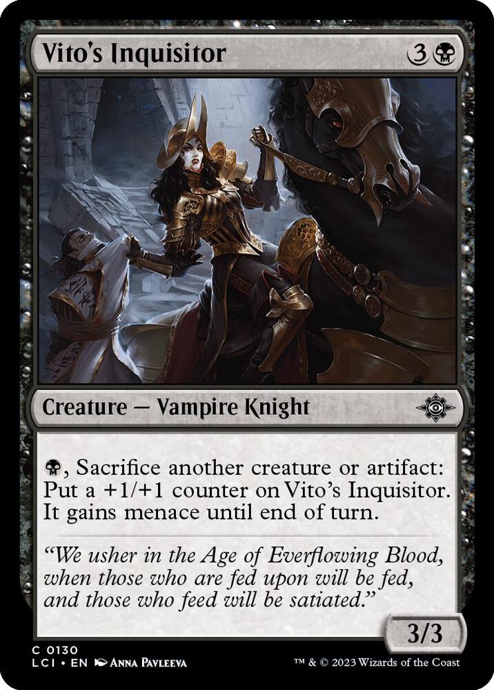 Vito's Inquisitor, LCI, 130, NM