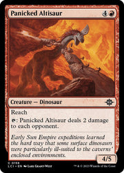 Panicked Altisaur, LCI, 159, NM